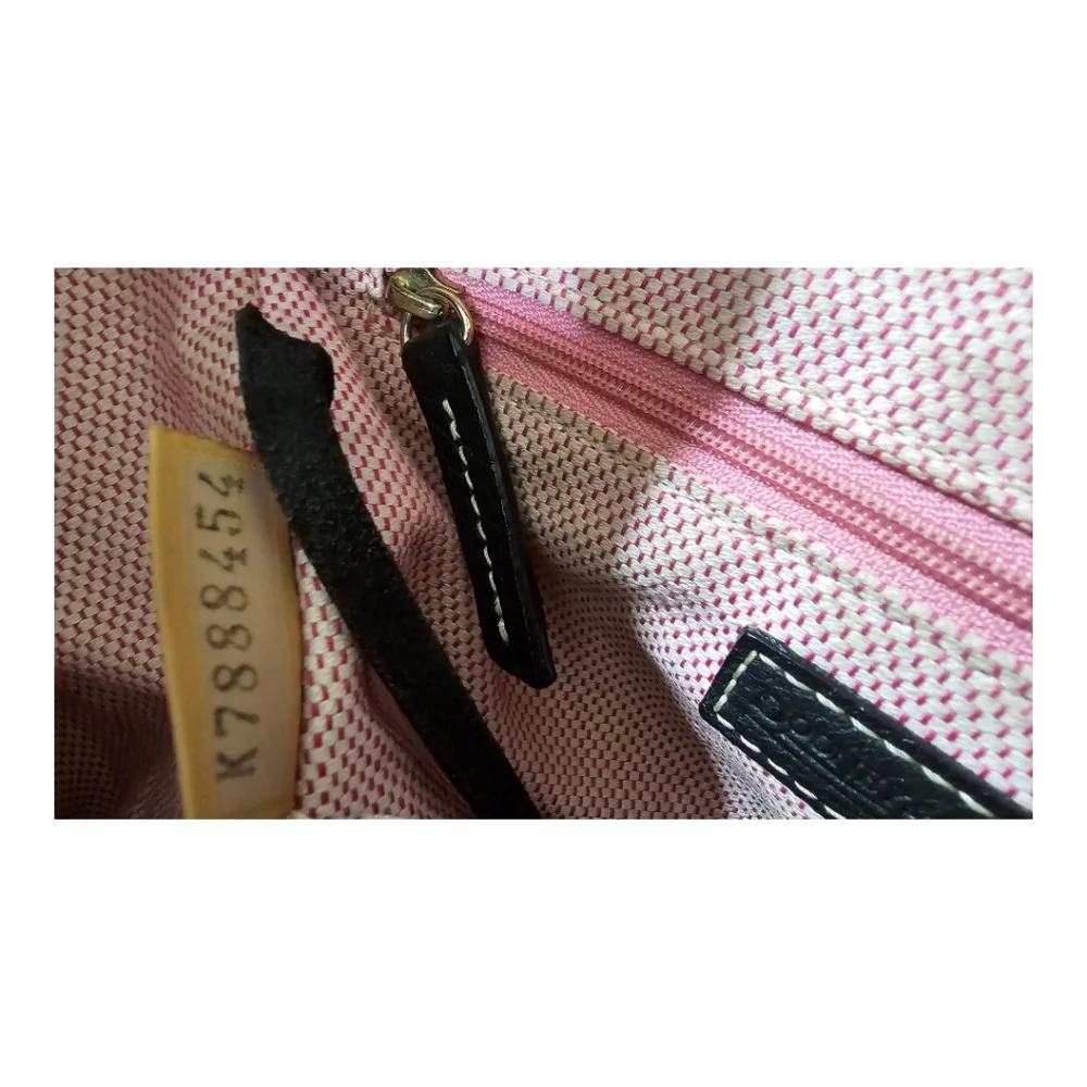 DOONEY & BOURKE Signature Canvas/Leather 3pc Combo Hobo, Wallet & Coin Purse.